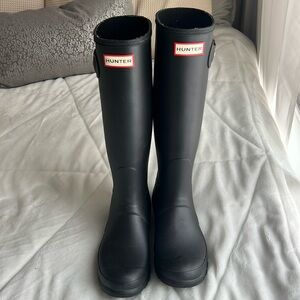 Women’s Tall Hunter Boots Matte Black